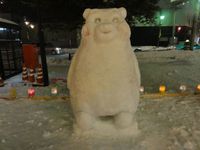 2014タウンプラザの雪像