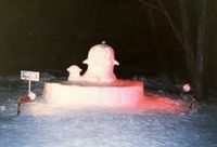 支笏湖氷濤祭りの雪像
