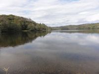 静かな湖、ポロト湖の風景