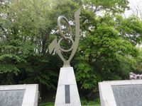北広島開拓記念公園敷地内に設置されていた銅像