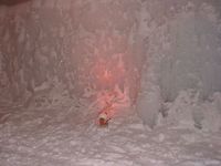 支笏湖氷濤のライトアップの光景7
