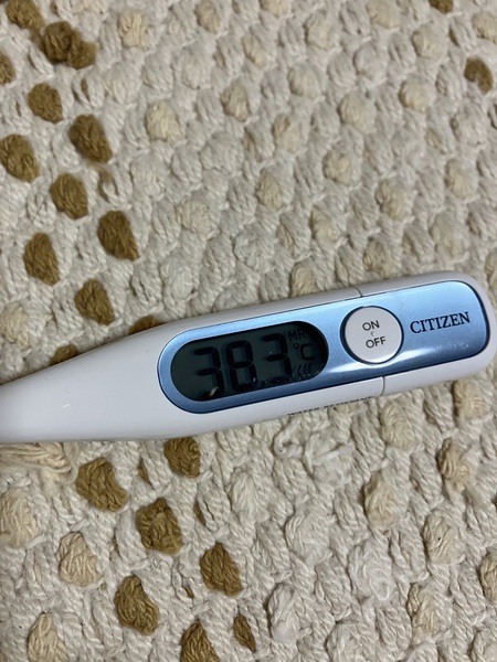 新年早々発熱
