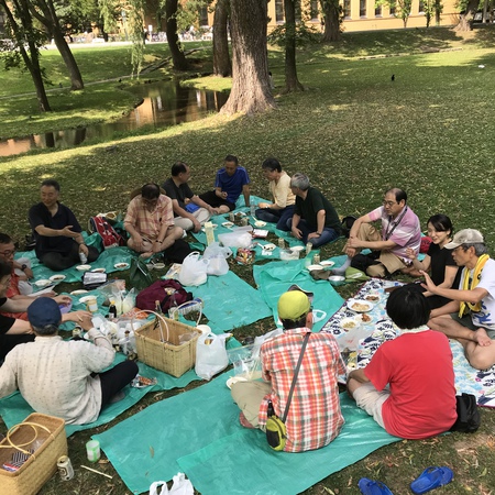恒例の某所野外宴会