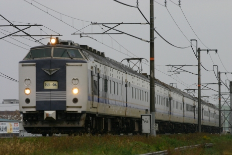 岡山の列車(583系金光臨)
