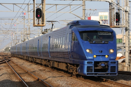 九州の列車(ソニック)