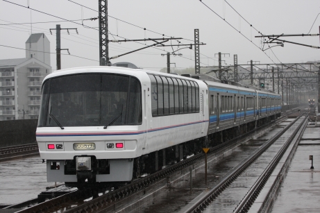 岡山の列車(懐かしの213系マリンライナー)
