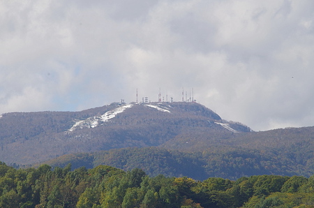 手稲山 初冠雪