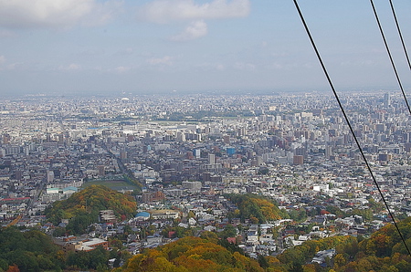 大倉山ジャンプ台から