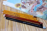 スコスで外国（チェコとドイツ）鉛筆を買う。