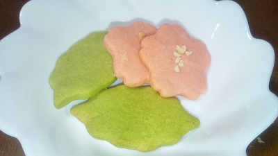 桜型クッキー