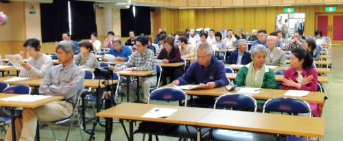 １７日、森町議会主催で「放射能物質を考える学習会」開催