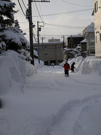 やっと…排雪が終わりました