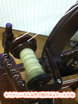 古い糸巻きをなんとかしてみる。糸巻きだから糸は欲しい