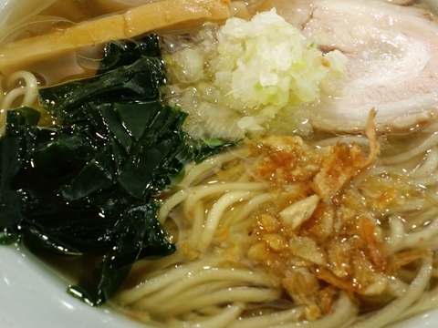 創彩麺屋 野の実 (東名足柄SA)　煮玉子塩らぁ麺