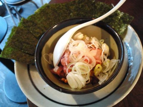 金町製麺 (金町)　冷やし蕃茄らーめん