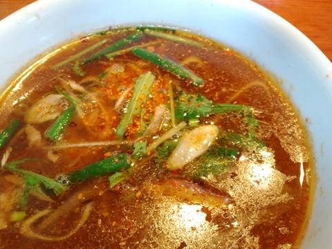 戸越らーめん えにし (戸越銀座) ラムの少し辛いつけ麺