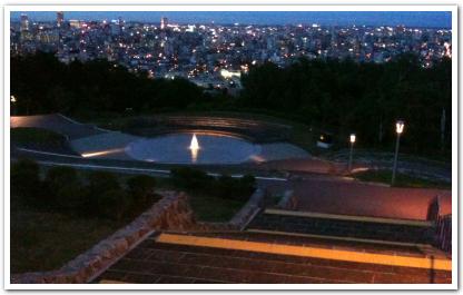 札幌市「夜の旭山記念公園」に行ってみた