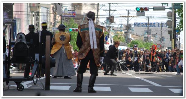 五稜郭祭　維新パレードを見学した