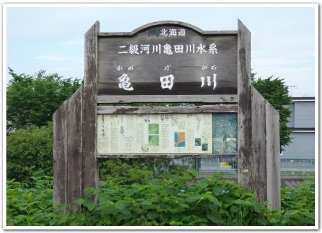 亀田川の歴史散策に行ってみた