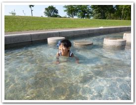 旭川市「忠和公園」に水遊びに行ってみた