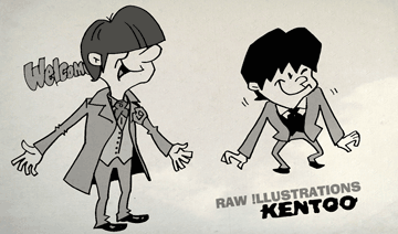 イラストレーターkentoo アメリカン ロック ガールイラストなど Raw Illustrations 毎日