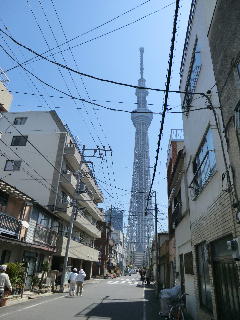 スカイツリーへと続く道1