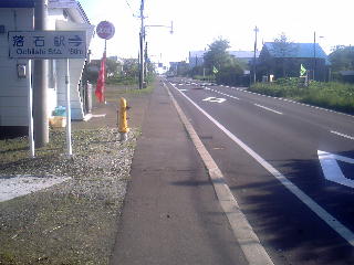 落石駅入口