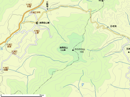 徳舜瞥山(1309m)で道迷い?!
