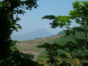 伊達紋別岳で屁タレMTB登山