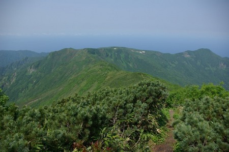 道南最高峰と渓流:狩場山登山(6/28)・その4