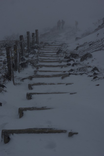 雪中鍋登山がしたくて(11月4日)