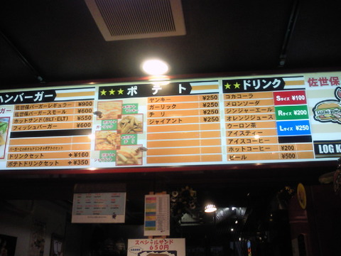 佐世保バーガー・ログキット