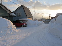 大雪！疲れました・・・