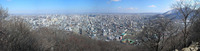 円山の頂上からの眺め(パノラマ) 2010/04/08 16:36:20
