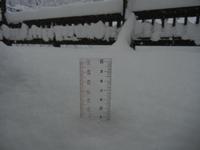 雪が降り続くニセコの１２月