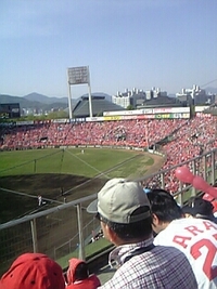 その他【関西旅行】広島市民球場で野球観戦