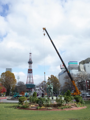 宮の森日記●ホワイトイルミネーション準備中