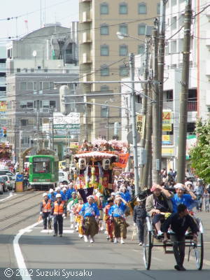 【札幌まつり】電車通りの「神輿渡御」