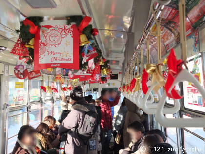 【札幌市電】「クリスマス電車」に乗ってきました