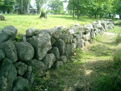 坂本城の石垣