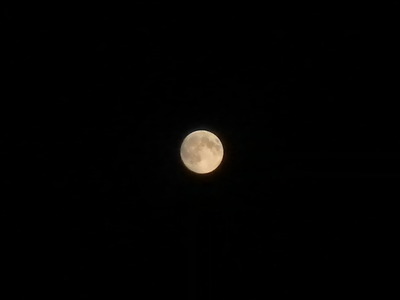 デジカメで中秋の名月を撮影